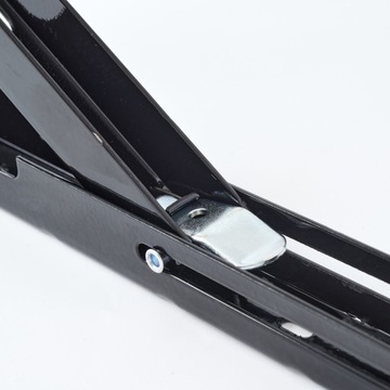 СКЛАДНОЙ УГЛОВОЙ КРОНШТЕЙН ДЛЯ ПОЛКИ L 300, ЧЕРНЫЙ