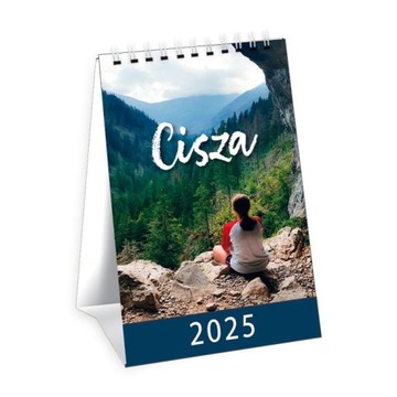 Kalendarz 2025 na biurko - Cisza