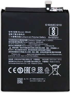 Bateria BN46 do Xiaomi Redmi 7 / Redmi Note 8 / 8T