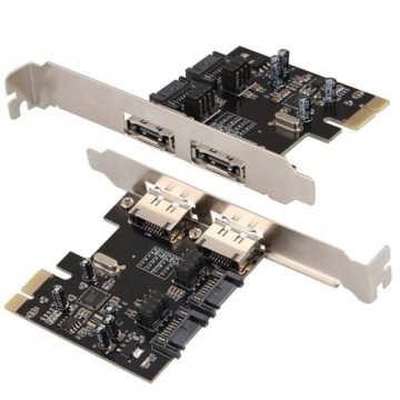 Контроллер PCI Express PCI-E 2x SATA 3.0 внешний/внутренний