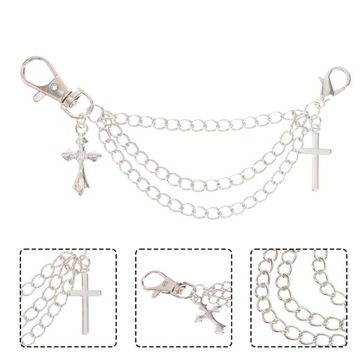 Металлическая цепочка для обуви в форме звезды с бахромой.