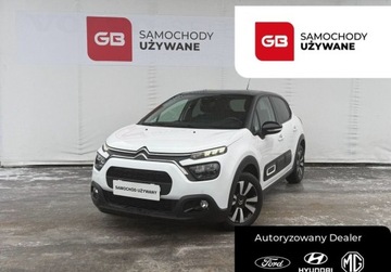 Citroen C3 III Hatchback Facelifting 1.2 PureTech 83KM 2021 Citroen C3 1.2 PureTech 83KM MT5 Shine Salon PL ASO I-wszy wlasciciel