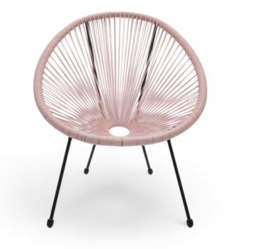 EC1 САДОВЫЙ СТУЛ ИЗ РОТАНГА ДЛЯ ТЕРРАСЫ, БАЛКОНА, МАГАЗИНА МОРОЖЕНОГО, 2 СОВРЕМЕННЫХ ЦВЕТА