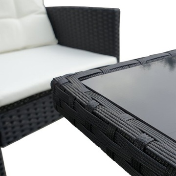 САДОВАЯ МЕБЕЛЬ ИЗ РОТАНГА, СТОЛ, ДИВАН, 2 СТУЛА, 2 ПУФА