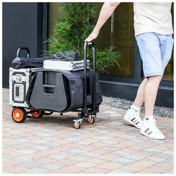 DNA CART M1 wózek transportowy składany pojemny metalowy platforma do 150kg