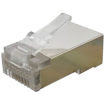 Wtyk modularny EKRANOWANY RJ-45 8PIN 5e na drut