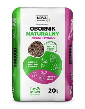 Obornik Granulowany NATURALNY 12,5 kg kwiaty ogród