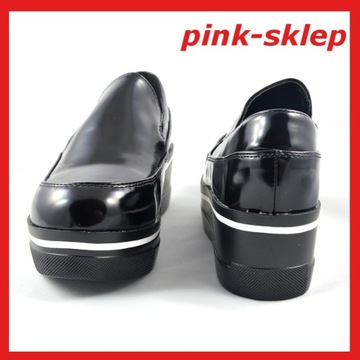 Buty Slip On Vices Y683 - 39; Czarny