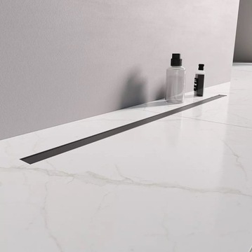 New Trendy Odpływ VISIO SLIM BLACK 100 cm OL-0080