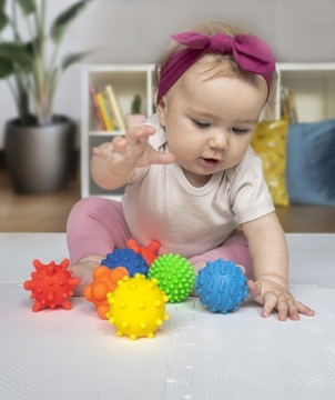 TULLO BALLS СЕНСОРНЫЕ ШАРЫ БЕЗ ОТВЕРСТИЙ 8 шт.