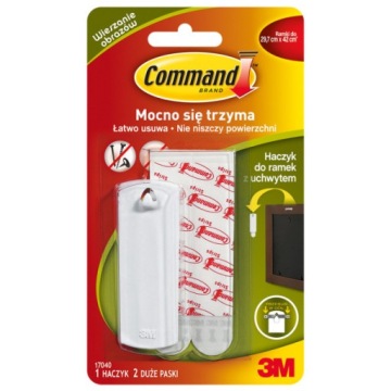 Haczyk samoprzylepny 3M Command do ramek z uchwytem