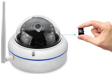 БЕСПРОВОДНАЯ НАРУЖНАЯ Wi-Fi IP-КАМЕРА КУПОЛЬНАЯ