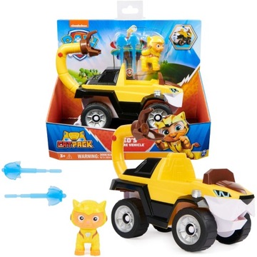 КОШАЧАЯ КОМАНДА PAW PATROL ФИГУРКА ЛЕВА + АВТОМОБИЛЬ