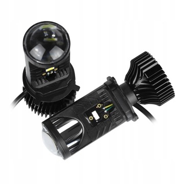 SOCZEWKI PROJEKTORY LAMPY H4 MINI Bi-LED 5500K