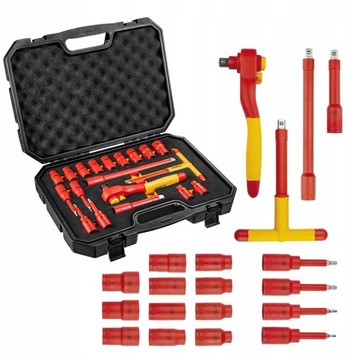 НАБОР торцевых ключей NEO для электриков 1000В