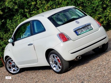 Fiat 500 II Hatchback 3d 1.2 69KM 2009 Fiat 500 biala perelka, bardzo ladny, GWARANCJA 1.2 Benzyna 69KM, zdjęcie 15