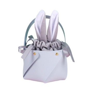 Пасхальная корзина Пасхальный кролик Сумки Сумки для хранения