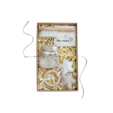 ПОДАРОЧНЫЙ НАБОР ДЛЯ НОВОРОЖДЕННОГО ПОДГРУЖНИКИ BABY SHOWER BOX BAPTISM Layette