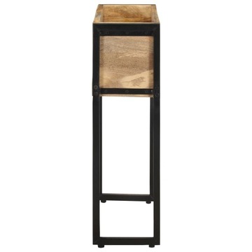 Цветочный горшок Lumarko, 60x20x68 см, необработанное дерево манго!