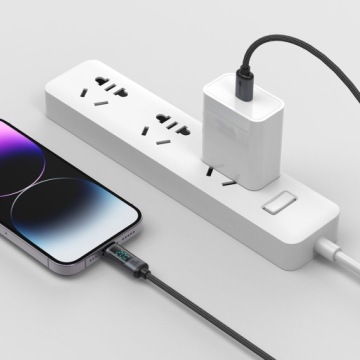КАБЕЛЬ JOYROOM LIGHTNING — USB C 20 Вт, 1,2 м С ДИСПЛЕЕМ ДЛЯ IPHONE