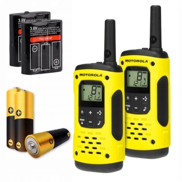 MOTOROLA T92 H2O ВОДОНЕПРОНИЦАЕМАЯ ПУТЕШЕСТВЕННАЯ РОЯЦИЯ IP67 10 км + ЧЕХОЛ | 2 шт.