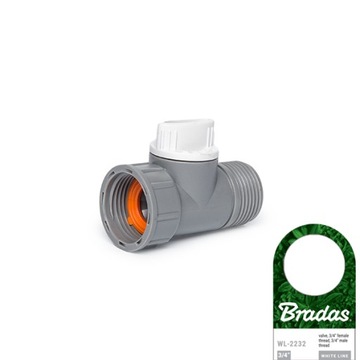 WL-2232 WHITE LINE Przyłącze z zaworem GW/GZ 3/4
