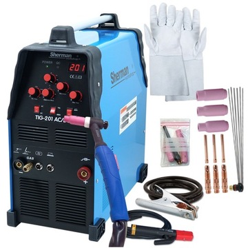 Spawarka TIG 200 AC/DC Sherman inwertor 230V
