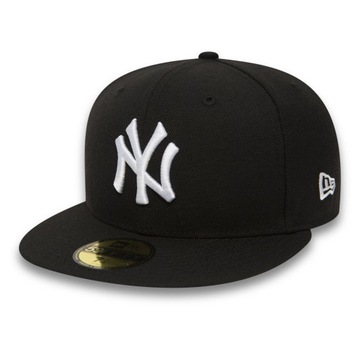 Czapka New Era Basic NY 59Fifty 7 1/2 BW fullcap