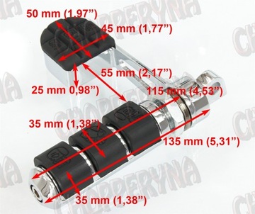 хромированные подножки подножки Harley Davidson Touring HD