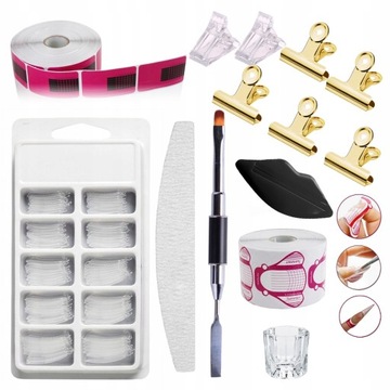 2x30 мл Molly акриловые гель-формы аксессуары поли гибкий