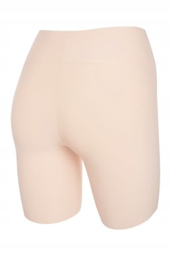 Bermudy 574 lekkie JULIMEX wyszczuplające beż XL