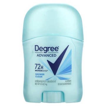 Degree, Advanced, 72 Hour MotionSense, Antiperspirant Deodorant, Shower Cle