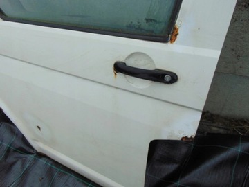 ДВЕРЬ ПЕРЕДНЯ ЛЕВАЯ VW TRANSPORTER T5 БЕЛАЯ В КОМПЛЕКТЕ