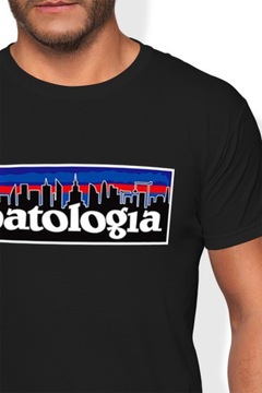 ŚMIESZNA KOSZULKA Z NADRUKIEM PATOLOGIA MĘSKA R. S T-SHIRT MĘSKI TSHIRT