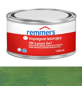 Remmers Hk-lasur impregnat Próbka 100ml Zielony