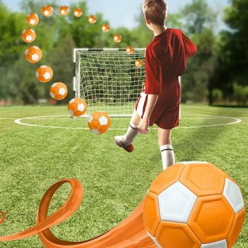 Кривой футбольный мяч Swerve Ball Soccer EVA резиновый эластичный гибкий кикер