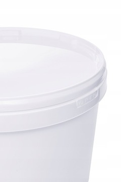 10 пластиковых ведер 10 литров белого цвета для ЕДЫ