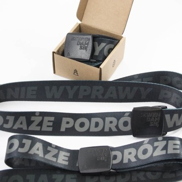 Брючный ремень для крепления походного ремня.