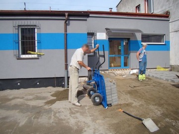 ТРАНСПОРТНАЯ ТЕЛЕЖКА ДЛЯ ТРОСТОВОГО КАМНЯ 400 КГ Mimal Paving For тротуарная