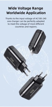 USLION 65W GaN USB C Зарядное устройство для ноутбука Ipad Мобильный телефон PD Быстрая зарядка USB-C