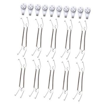 20 шт. настенные стойки с 10 настенными крючками