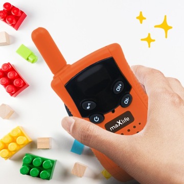 krótkofalówki dla dzieci walkie talkie zesatw 2 szt kolorowe duży zasięg