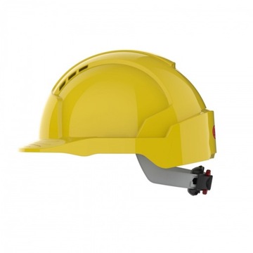 Защитный шлем EVOLite, регулируемый с помощью ручки.