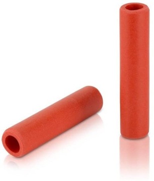 XLC CHWYTY RĄCZKI ROWEROWE 82MM - kolor czerwony