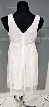 ИТАЛЬЯНСКОЕ ПЛАТЬЕ БЕЛЫЙ ЖЕМЧУГ ТЮЛЬ ДЛЯ ВЫПУСКА 36 S COMMUNION APART НОВИНКА 2024 ГОДА