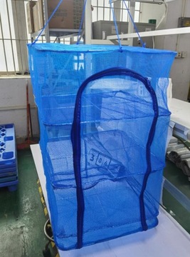 ПОДВЕСНАЯ СЕТОЧНАЯ СУШИЛКА ДЛЯ СУШКИ ГРИБОВ И ТРАВ, 3 СЛОЯ, 40 Х 40 Х 65 см