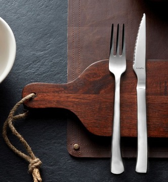 AMEFA UE CHULETERO СТОЛОВЫЕ ПРИБОРЫ 1x НОЖ ДЛЯ СТЕЙКА СТАЛЬ 18/0 БЛЕСК