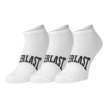 EVERLAST SKARPETKI STOPKI SNEAKER 3P BIAŁE r.43-46