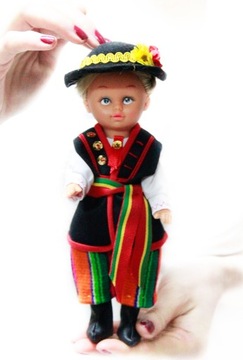 Lalka Łowicz Łowicka 22cm Polski Prezent Pamiątka