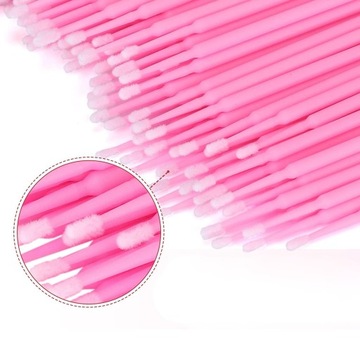 Микроаппликаторы для ресниц FIBERLESS микроаппликаторы-стики 100 шт.